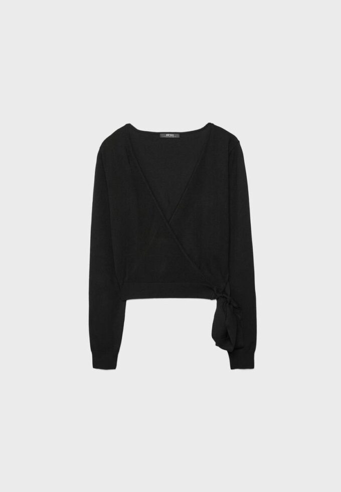 Zavinovací kardigan