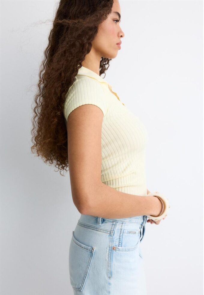 Základní bezešvé polo tričko