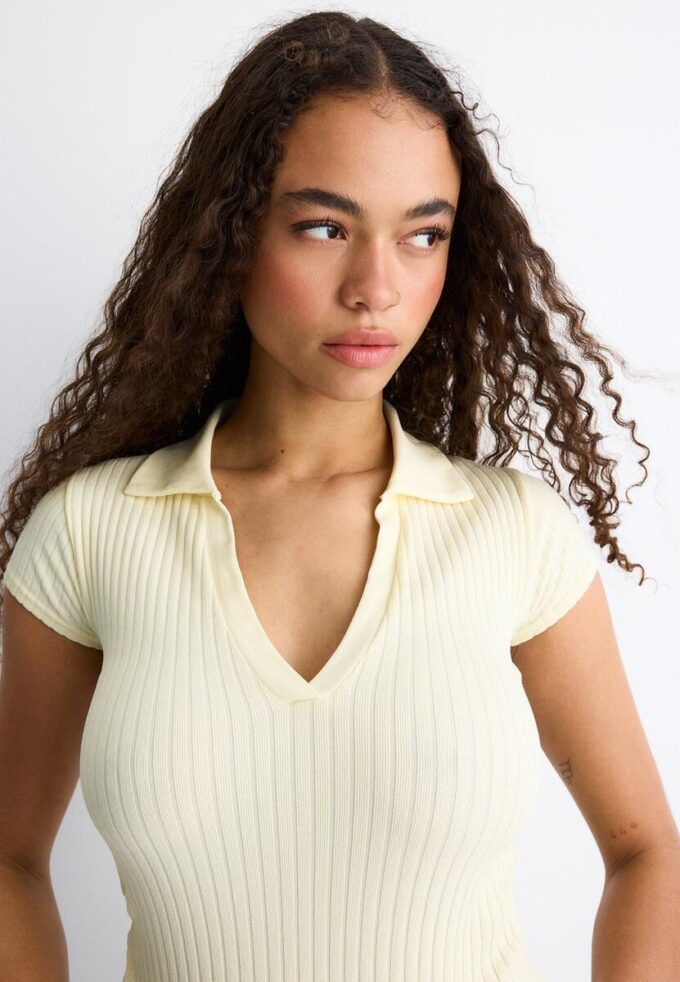 Základní bezešvé polo tričko