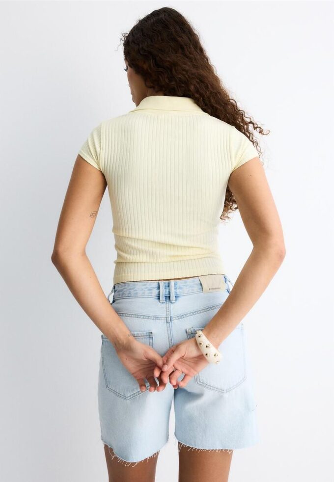 Základní bezešvé polo tričko