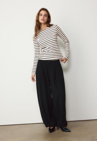 Základní pruhované tričko s dlouhým rukávem