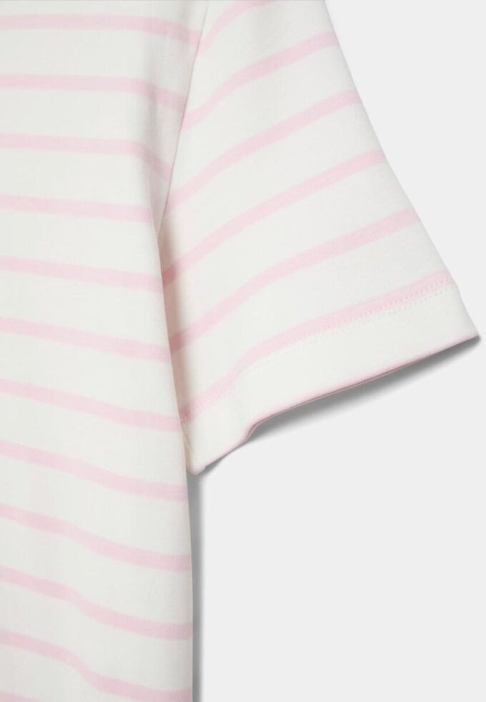 Základní silné pruhované tričko s pravidelným střihem Základní silné pruhované tričko s pravidelným střihem