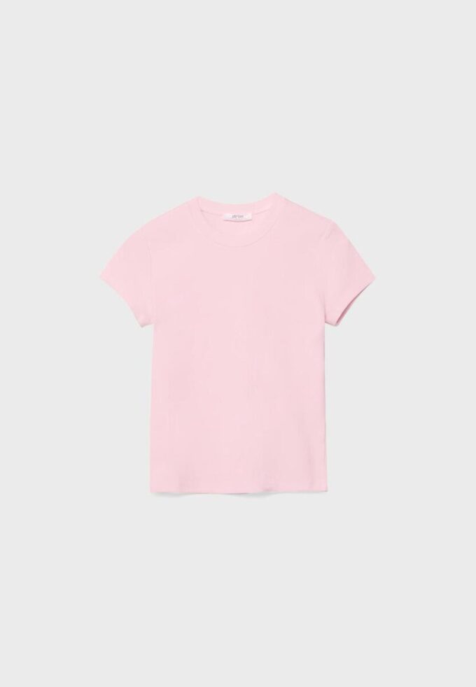 Základní tričko s krátkým rukávem a kulatým výstřihem Základní tričko s krátkým rukávem a kulatým výstřihem