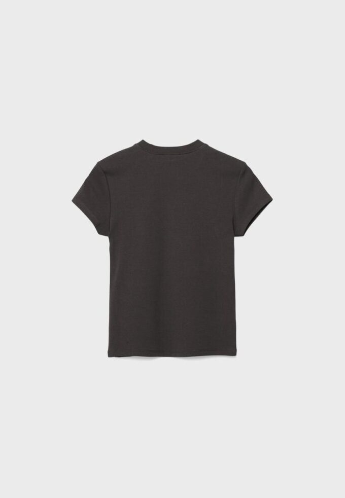 Základní tričko s krátkým rukávem a kulatým výstřihem Základní tričko s krátkým rukávem a kulatým výstřihem