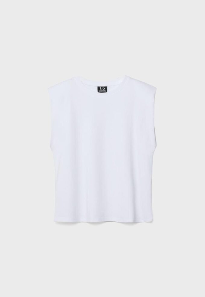 Základní tričko s vyztuženými rameny Základní tričko s vyztuženými rameny