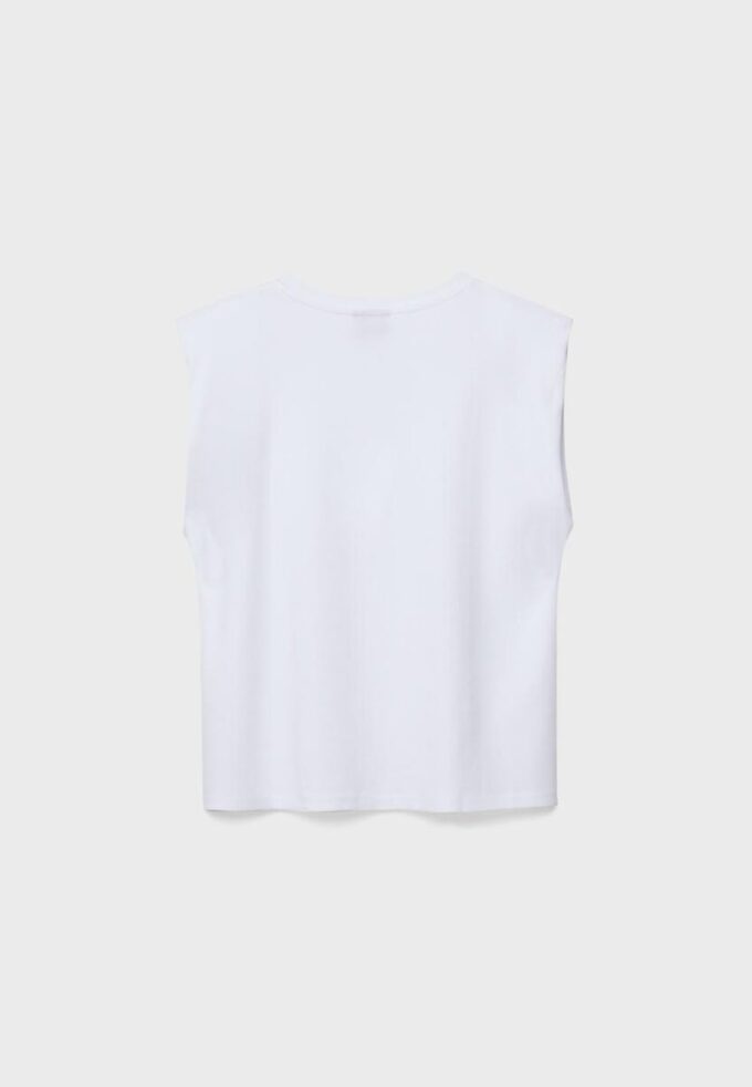 Základní tričko s vyztuženými rameny Základní tričko s vyztuženými rameny